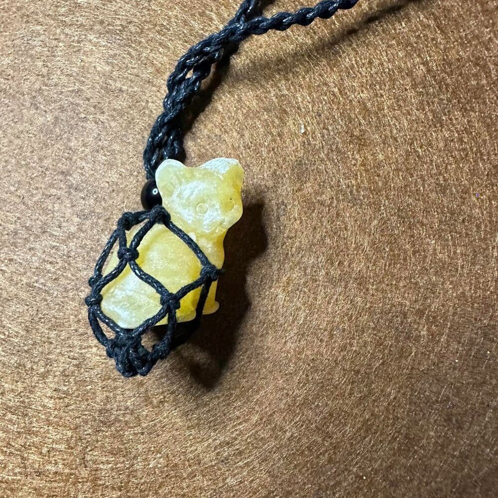 Kitty Woven Cage Necklace
